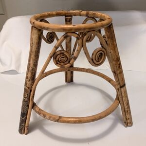 Rattan Planter Stool